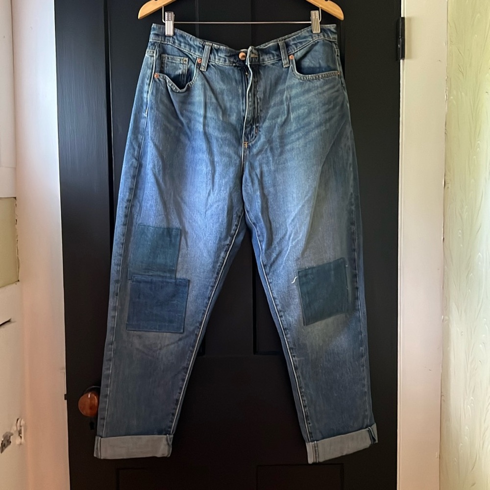 Universal Thread boyfriend patch jeans